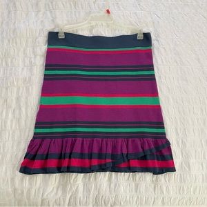 NWOT BCBGMaxAzria Catarina Striped Skirt